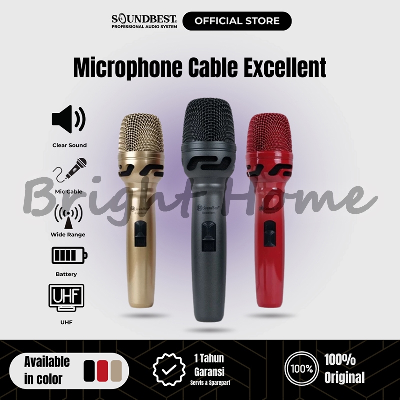 SOUNDBEST EXCELLENT Microphone Cable Mikrofon Kabel 5 Meter
