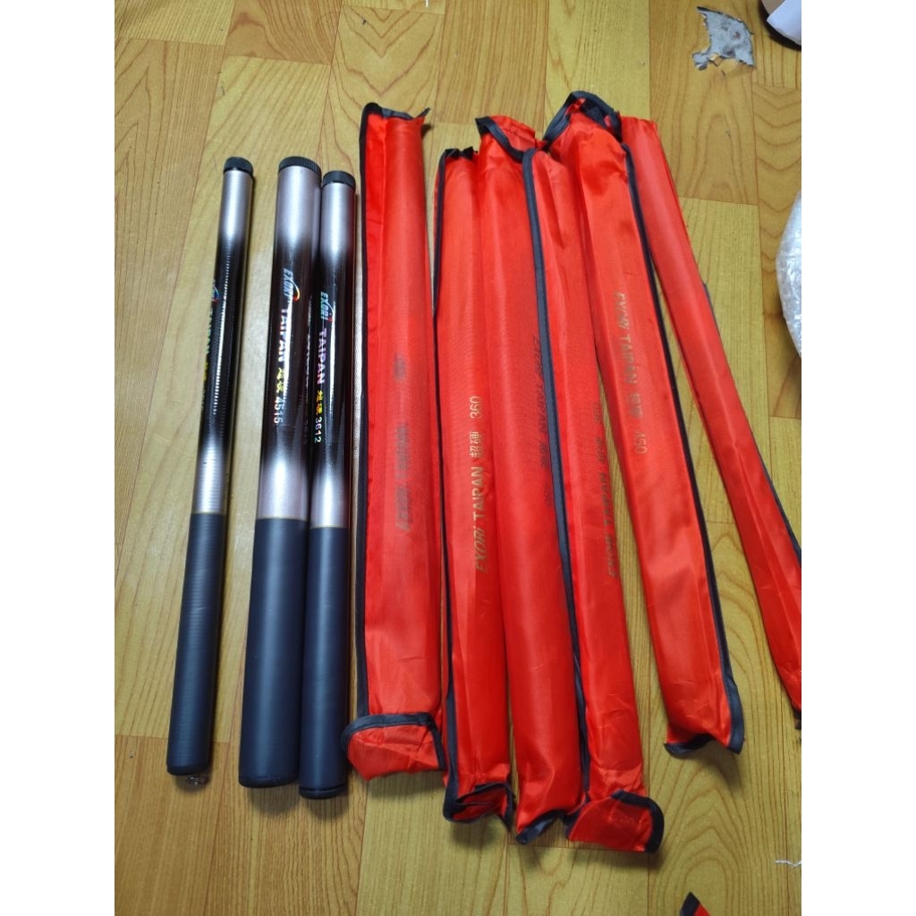 Joran tegek/pole exori taipan carbon ruas pendek