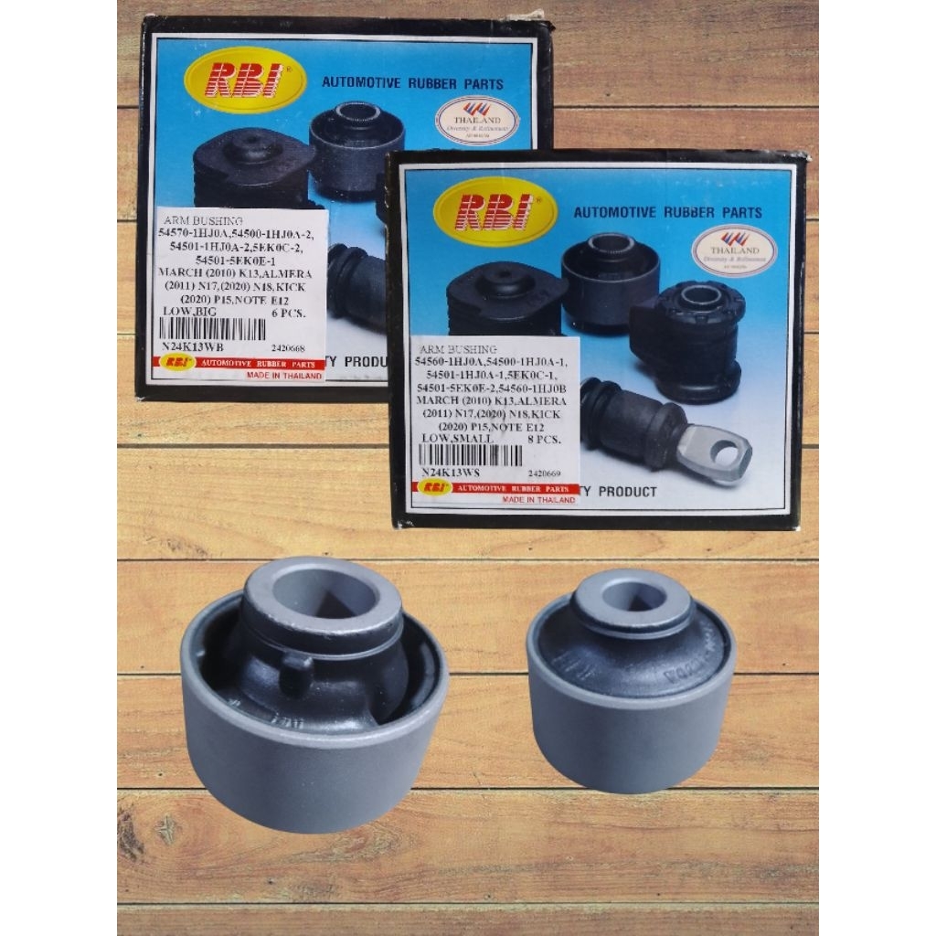 Bushing Arm, Bos kapak-kapak Nissan March/ Datsun Go Merk Rbi