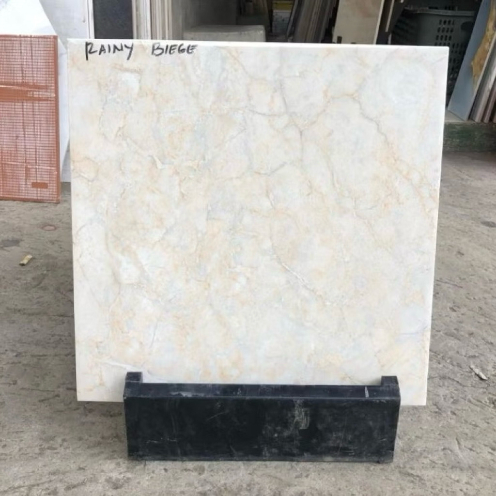 Keramik Lantai 40x40 Gnet Rainy Beige | Glossy