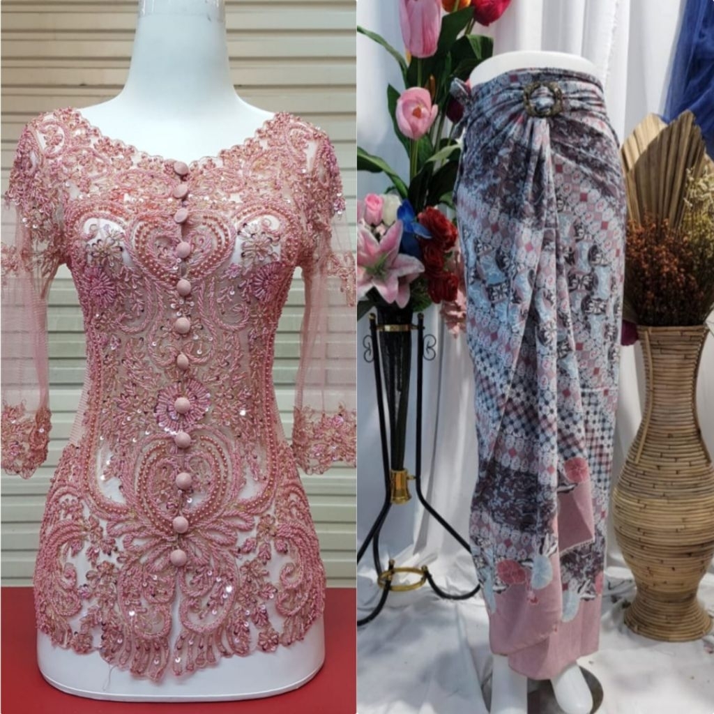 kebaya.payet.kerah sunda 7/8 /kebaya modern/kebaya wisuda