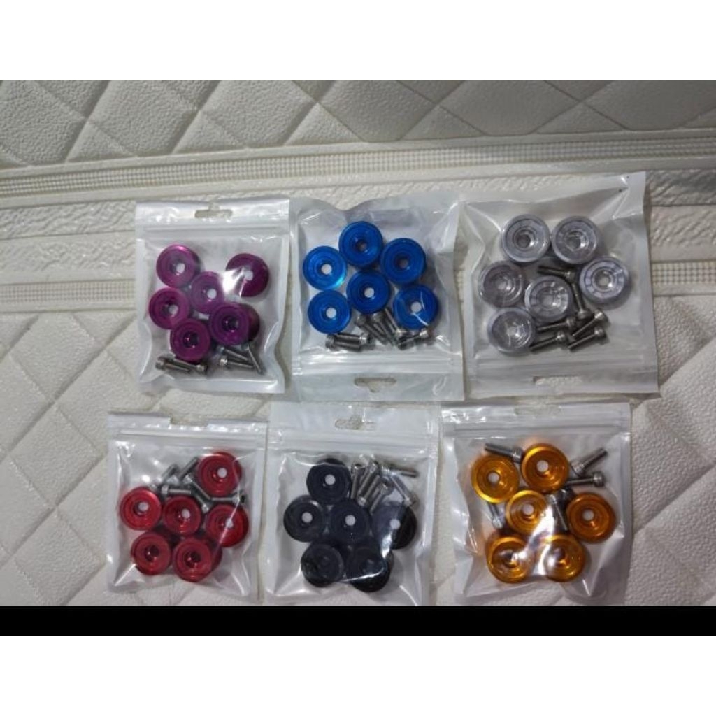 koin dek injek motor Yamaha Mio sporty Mio smile cnc (6pcs) free baut