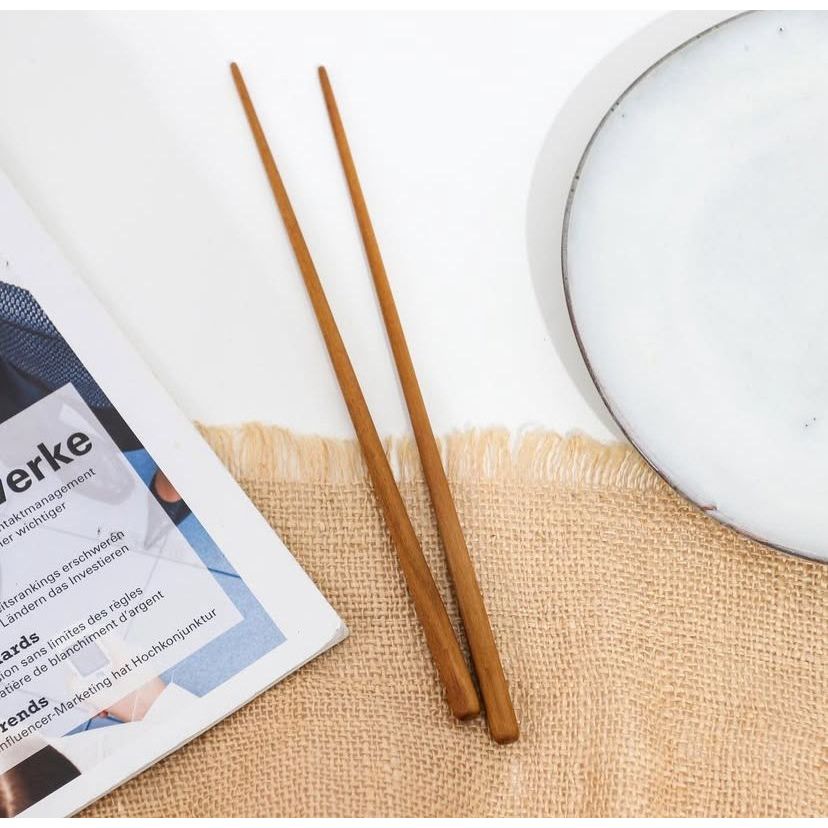 Sumpit kayu - Eco Friendly Peralatan Makan 22cm | Souvenir Pernikahan Unik