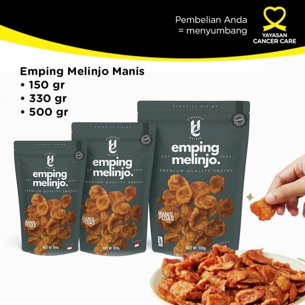 Emping Melinjo Harvest Eatery Emping Bumbu Emping Harvest Eatery