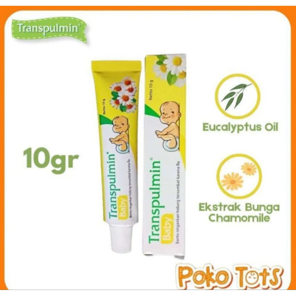 Transpulmin Baby balsam 5g, pertolongan pertama Batuk Pilek Anak