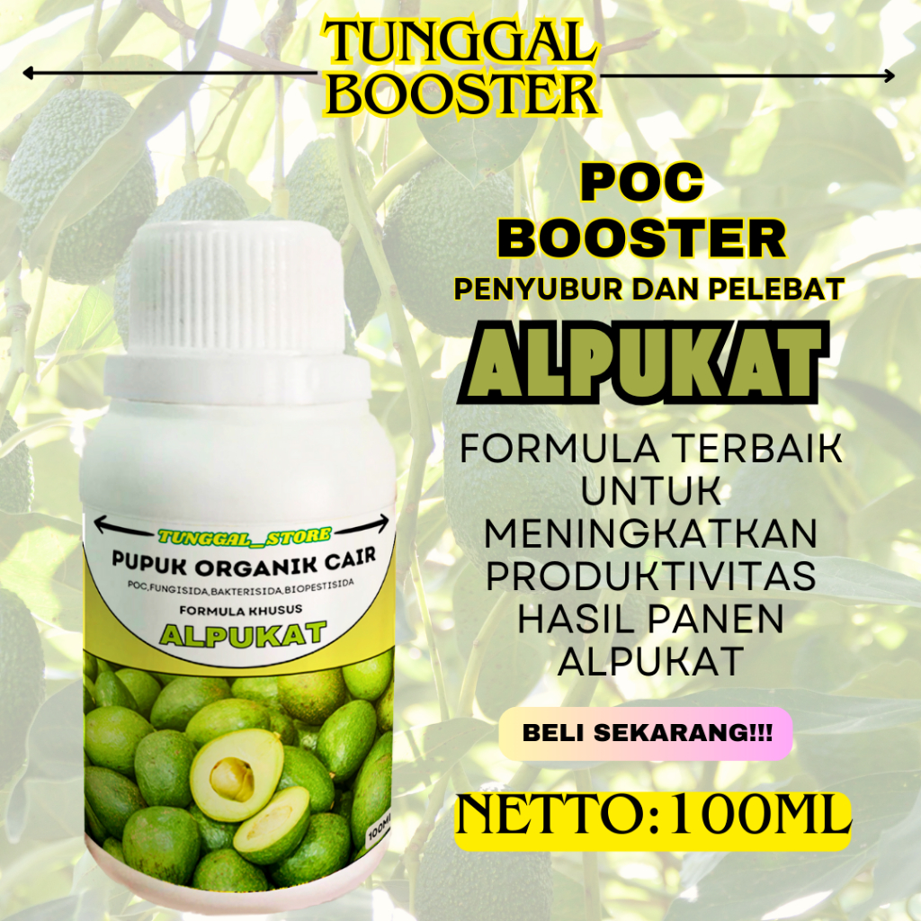 COD Pupuk organik cair tanaman buah alpukat 100ml/pupuk alpukat/pupuk alpukat agar bunga tidak ronto