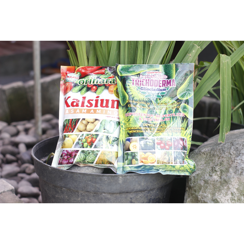 Nutrisi Lengkap Tanaman Bunga & Buah-Pupuk Tricodherma Kalsium Orihara Kolaborasi