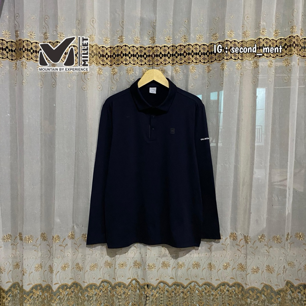 LONG SLEEVE POLO SHIRT MILLET OUTDOOR
