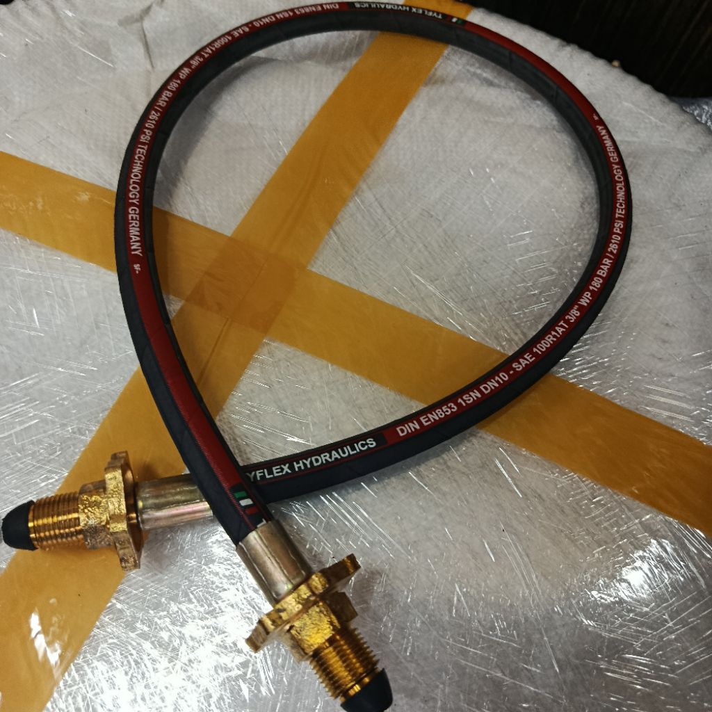 Selang transfer gas LPG/ gas pigtail 50kg High pressure