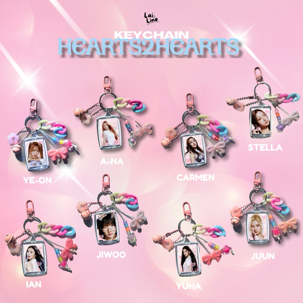 KEYCHAIN HEARTS2HEARTS | GANCI KPOP H2H