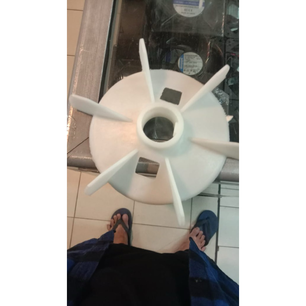 Kipas dinamo Y-100 150mm & 28mm  Y100 Y 100  kipas motor external fan