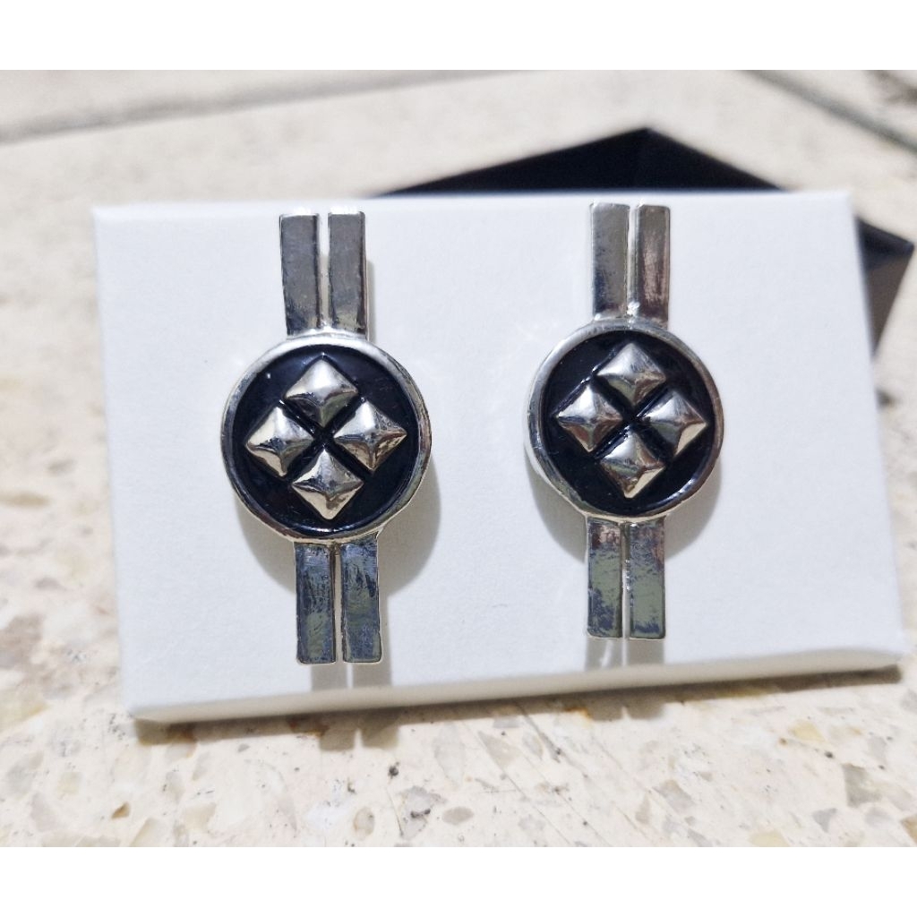 pangkat  pns polri 2d silver paku/ magnet premium