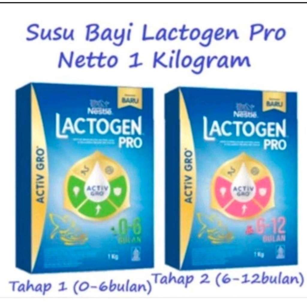 LACTOGEN PRO 0-6/6-12 Bulan 1kg