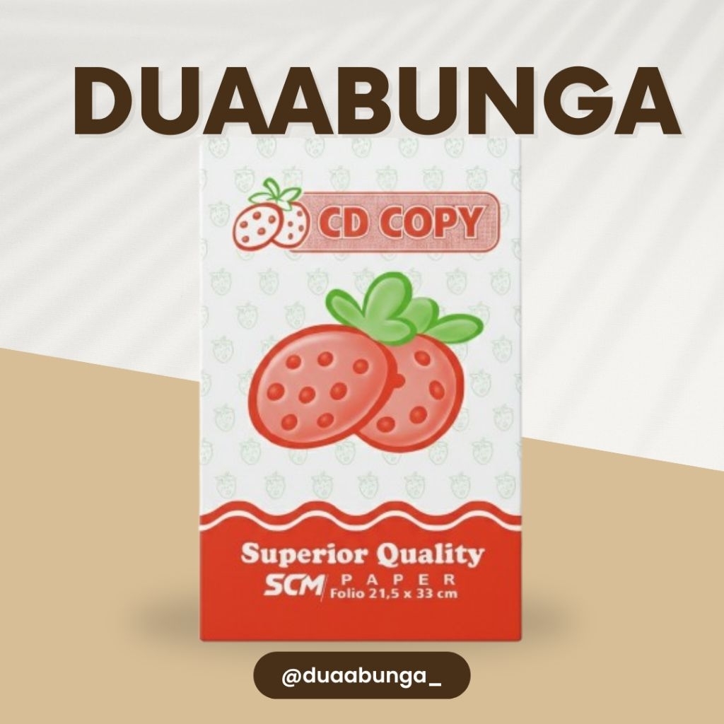 

(1 RIM) KERTAS BURAM DAUR ULANG RECYCLED PAPER MULTIFUNGSI SERBAGUNA F4/FOLIO