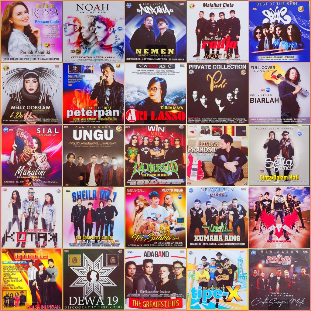 Kaset MP3 Lagu Kumpulan Lagu Pop Indonesia Campuran Album Pilihan Terpopuler