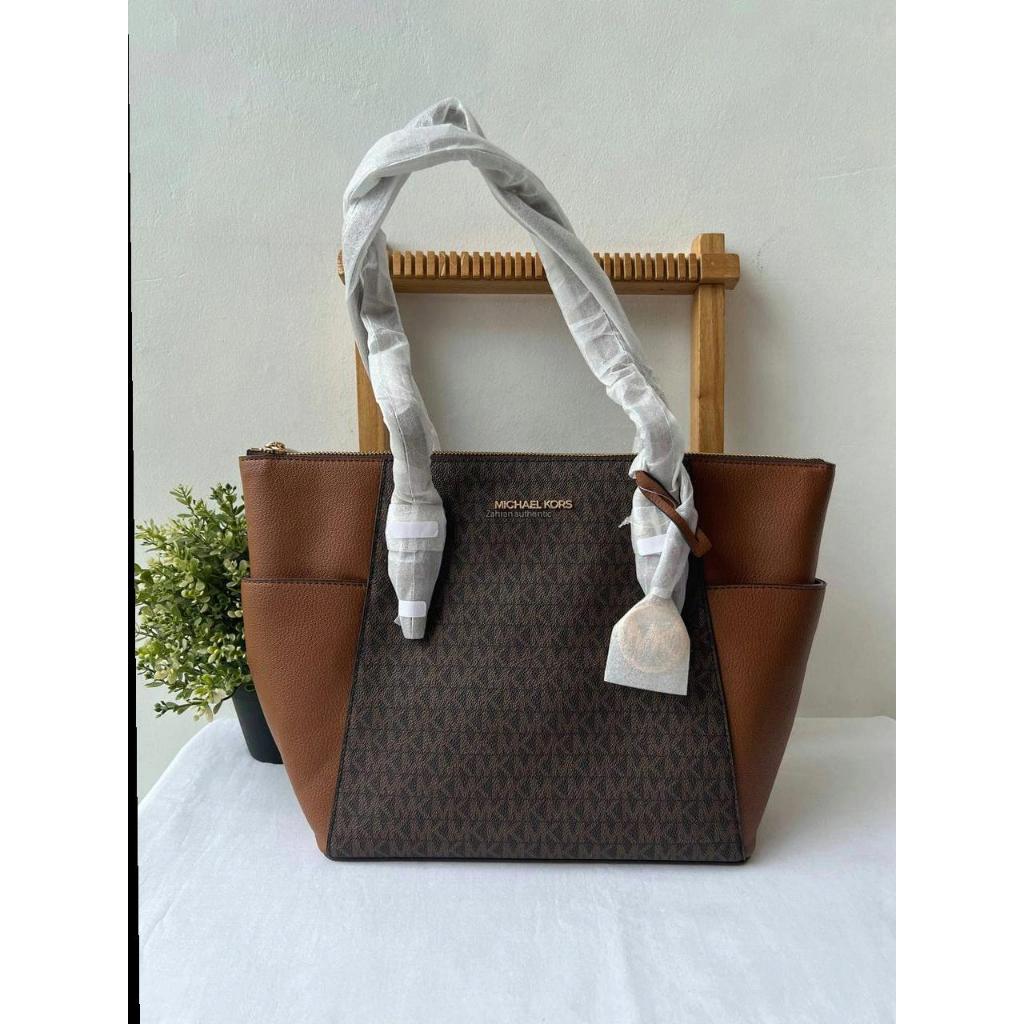 Mk Charlotte Tote Brown