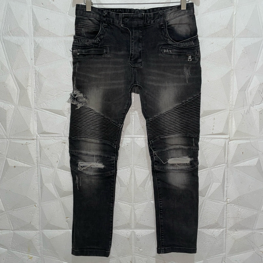 JMC Ripped Biker Jeans