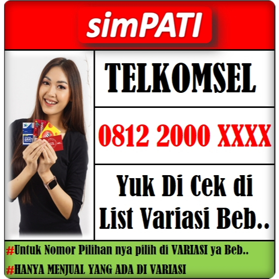 Nomor Cantik Telkomsel simPATI 3000 xABA