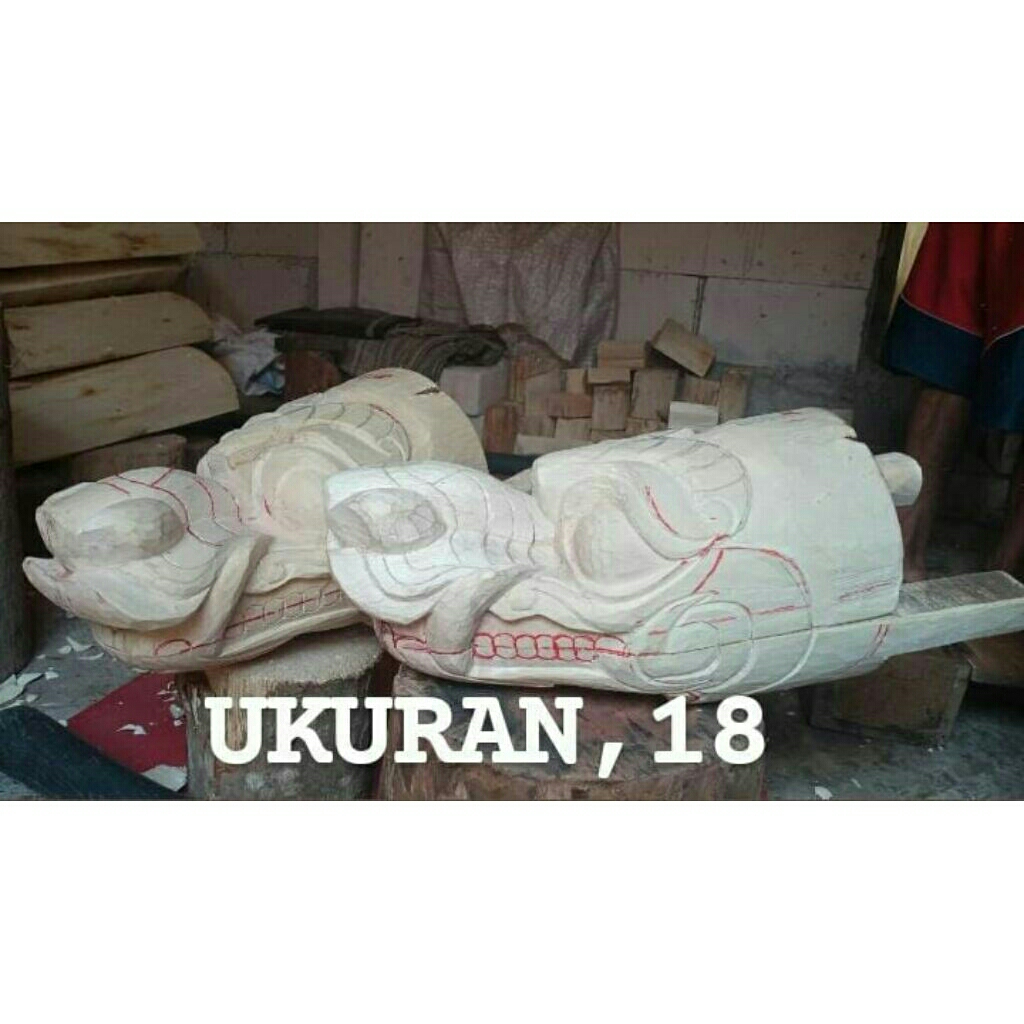 barongan putihan anak remaja ukuran 18