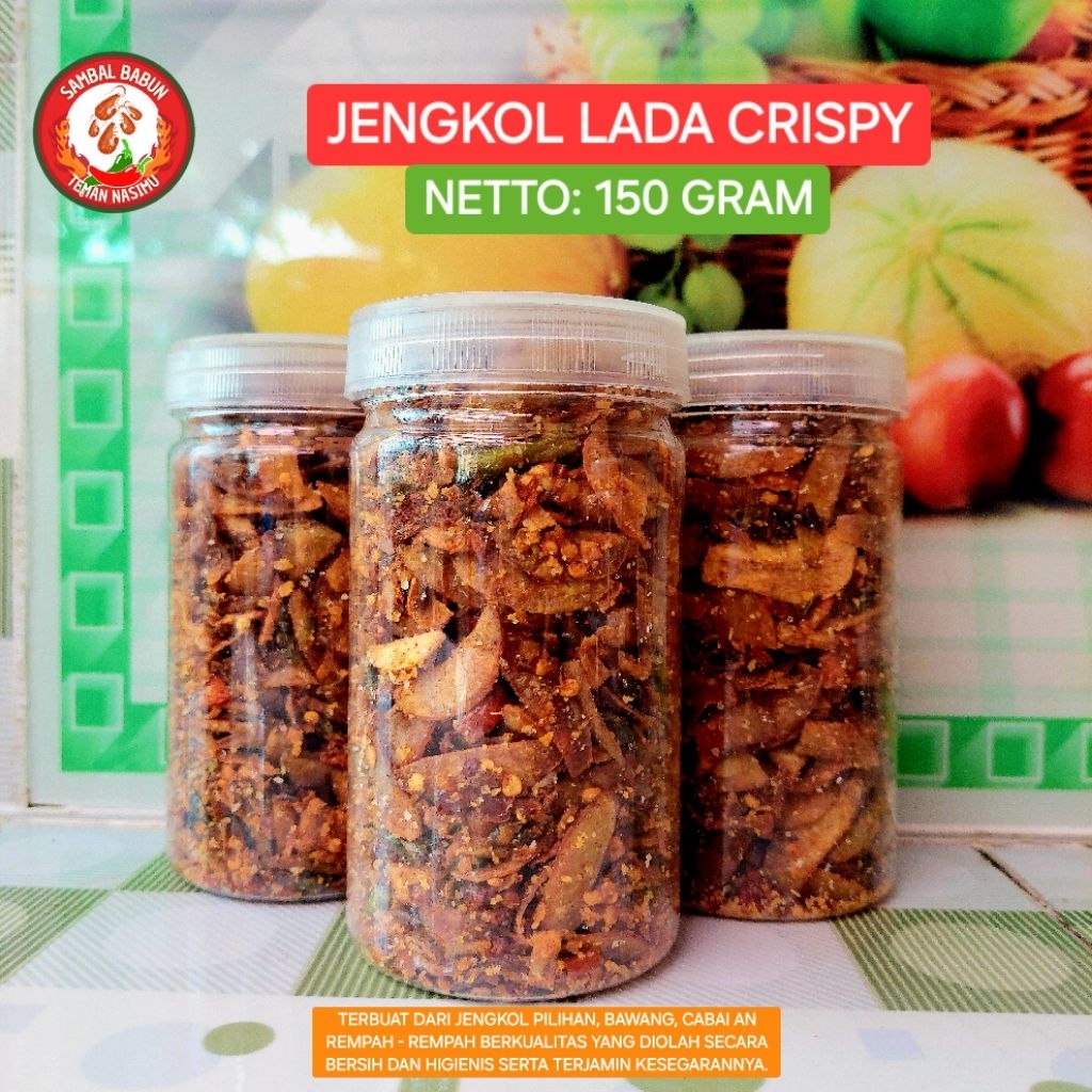 Jengkol Lada Crispy Isi Bersih 150 gram - Jengkol Kriuk - Jengkol Crispy Babun