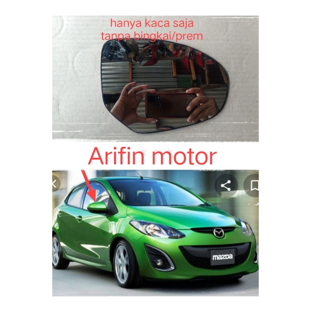 kaca spion Mazda 2