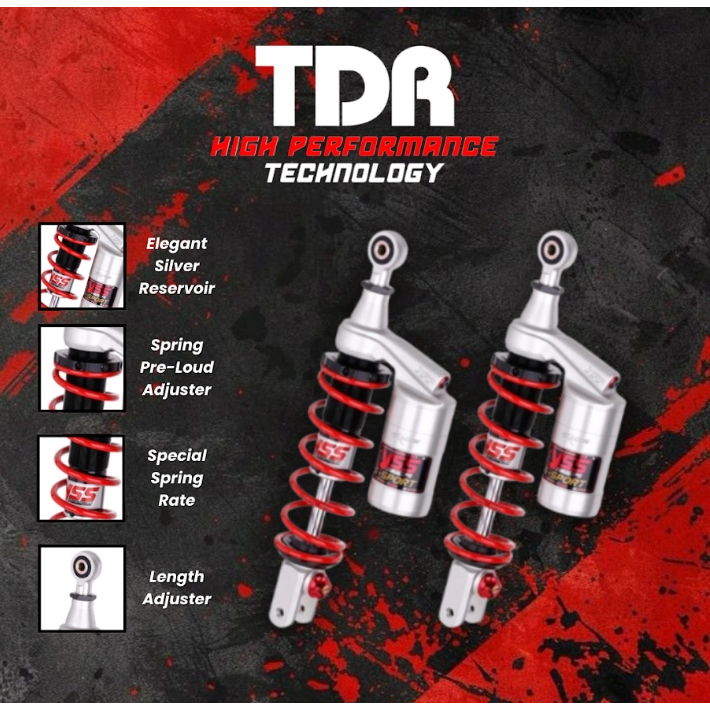 YSS G-SPORT Twin Shock Racing TG302-310TRL AEROX