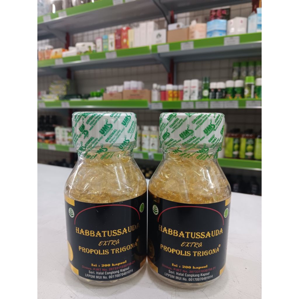 Habbatussauda extra propolis trigona ums 200 kapsul habbatusausa ums