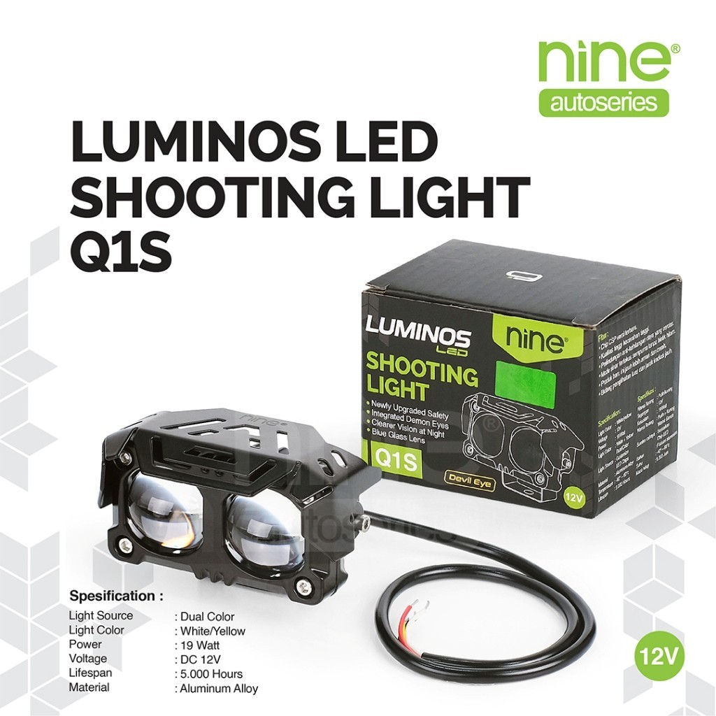 LuminosLED Q1S 2Mata LED Motor Mobil