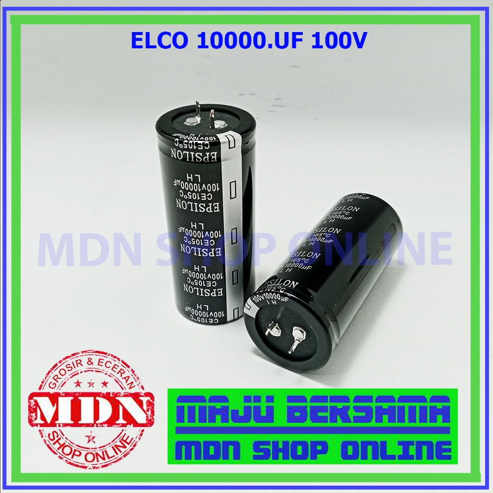 Elco10000uf 100v - Kapasitor elco 10000uf 100v kualitas bagus