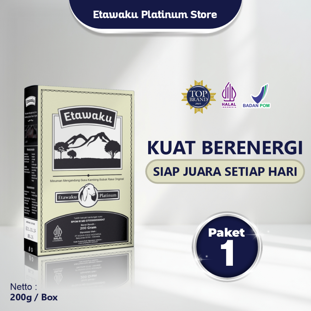 Etawaku Platinum - Susu Etawa Meningkatkan Imun Tubuh dan Kekuatan Tulang Sendi