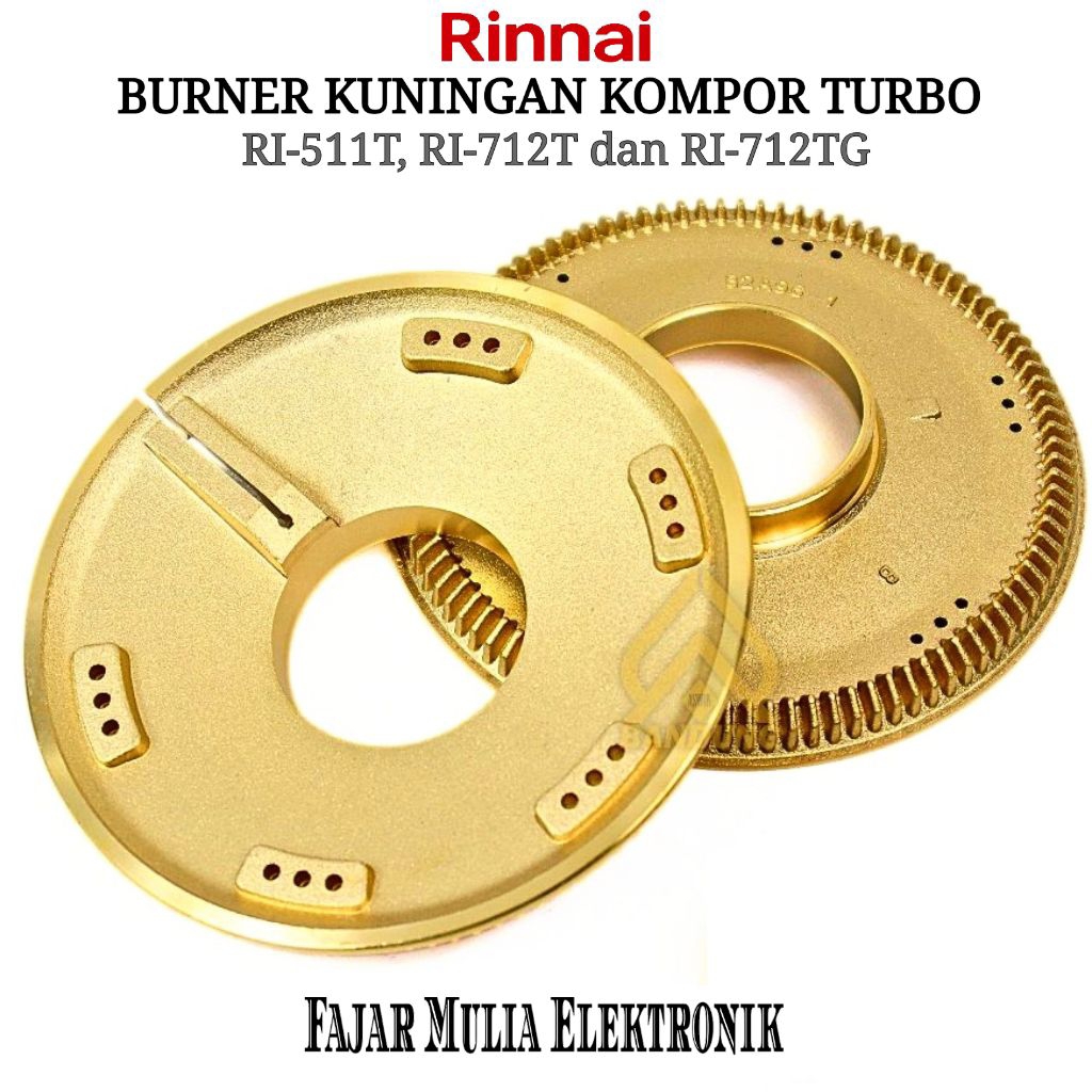 Burner Kuningan Kompor Turbo Rinnai