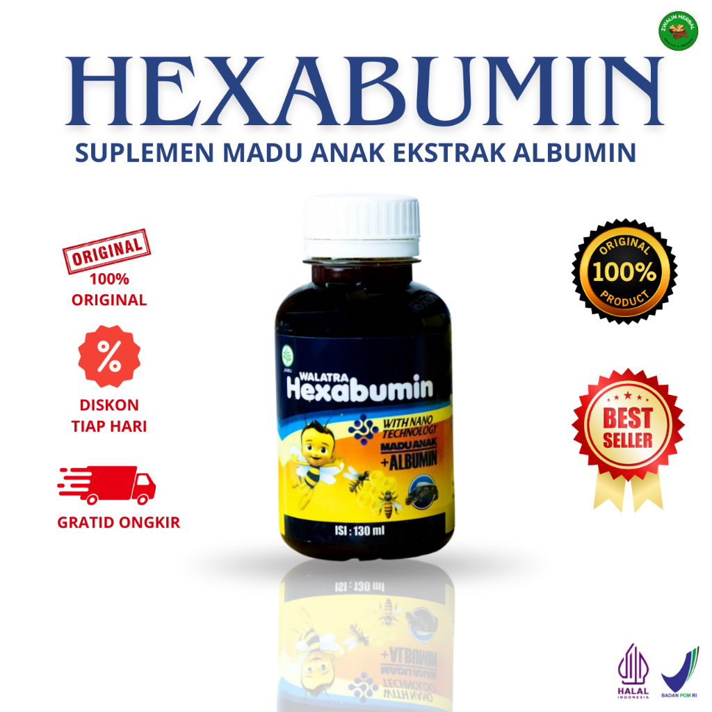 Madu  Anak  Untuk Sembelit , Susah BAB, Pelancar BAB Sakit dan Berdarah Dengan  Hexabumin Albumin