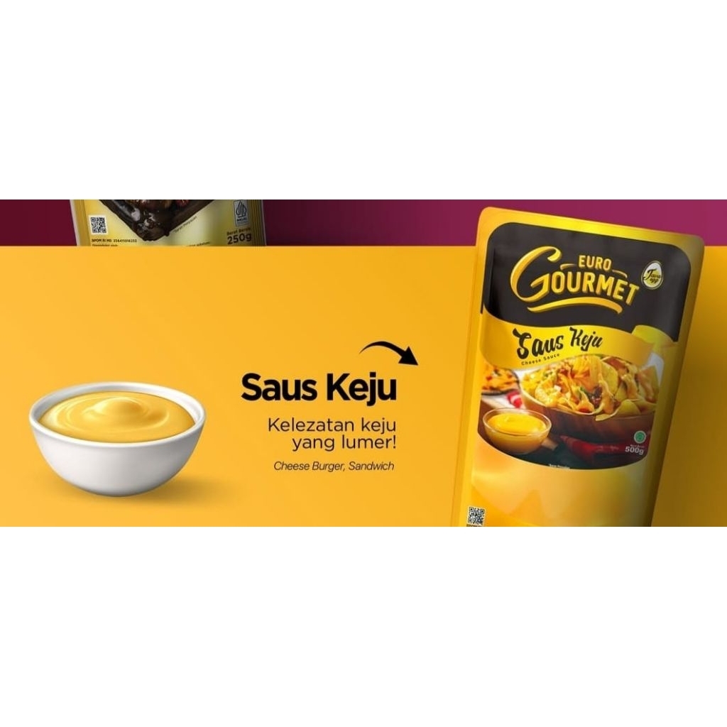Saos Keju | gourmet saos keju 500g | cheese saos 500g