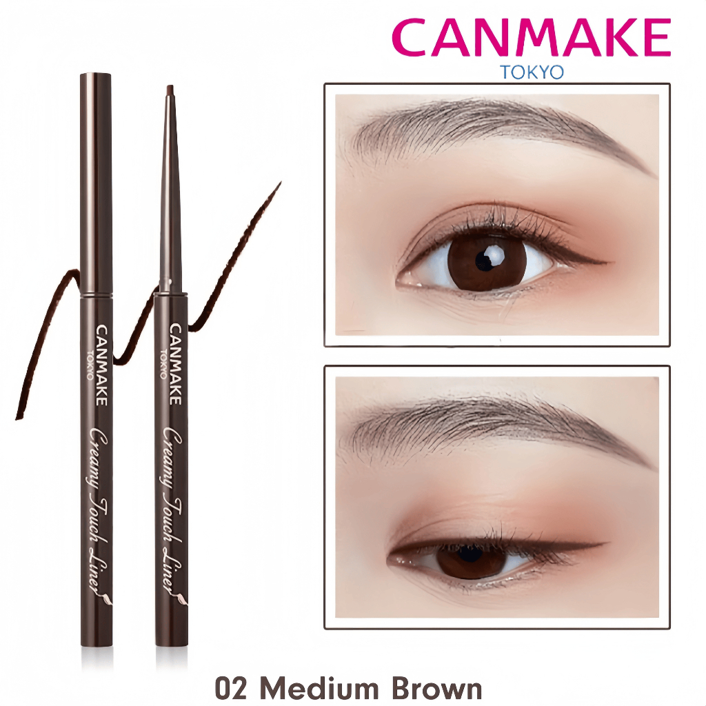 CANMAKE Creamy Touch Liner / Canmake Creamy Touch Liner Eyeliner Pencil / CANMAKE  Waterproof Gel Pe