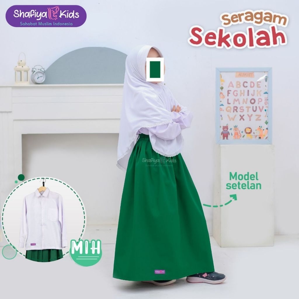 Gamis Anak Sekolah Shafiya Kids