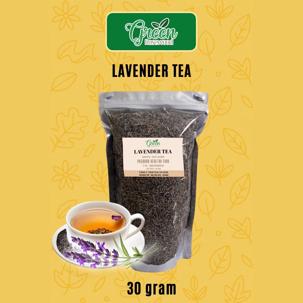 LAVENDER TEA / TEH BUNGA LAVENDER / DREAD LAVENDER TEA / LAVENDER FLOWER TEA / TEH HERBAL