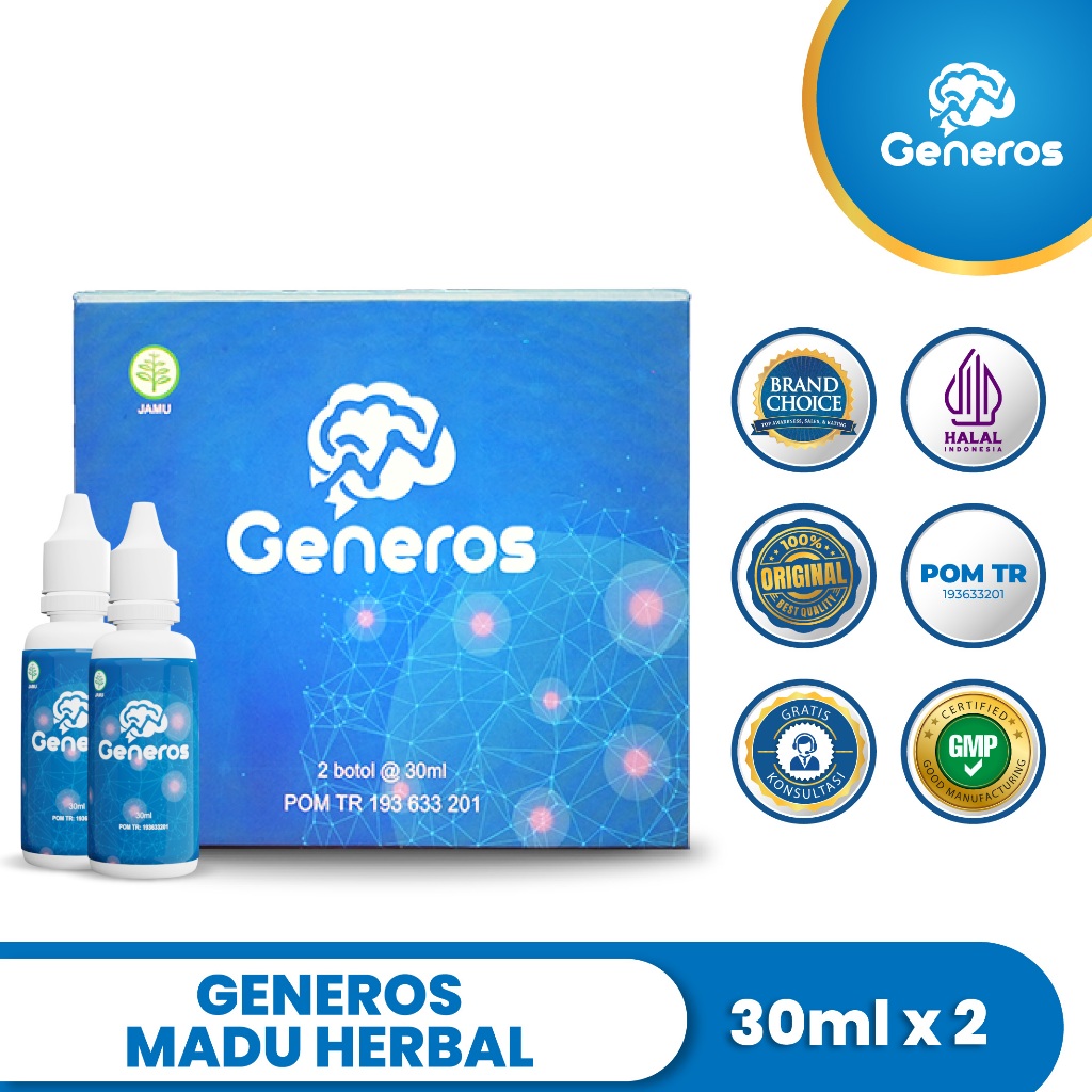 Generos Nutrisi Herbal Anak | Nutrisi Otak Anak | Generos Vitamin Kesehatan Anak | Generos Nutrisi A