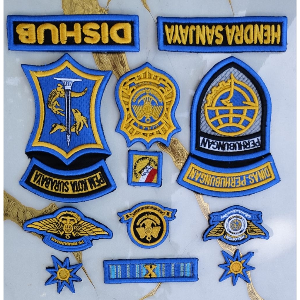 Atribut dishub Bordir Timbul 3D