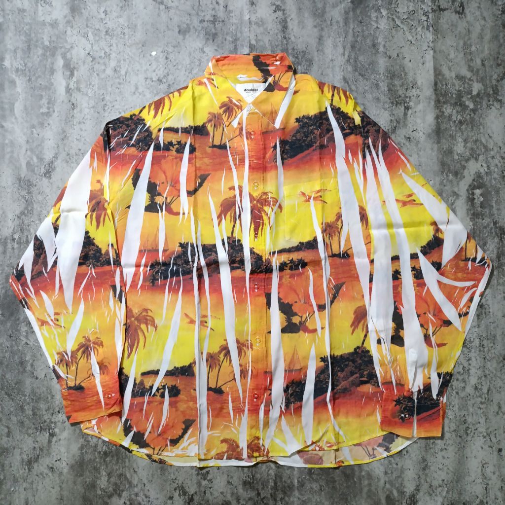 Doublet Japan Hawaii kemeja Shirt
