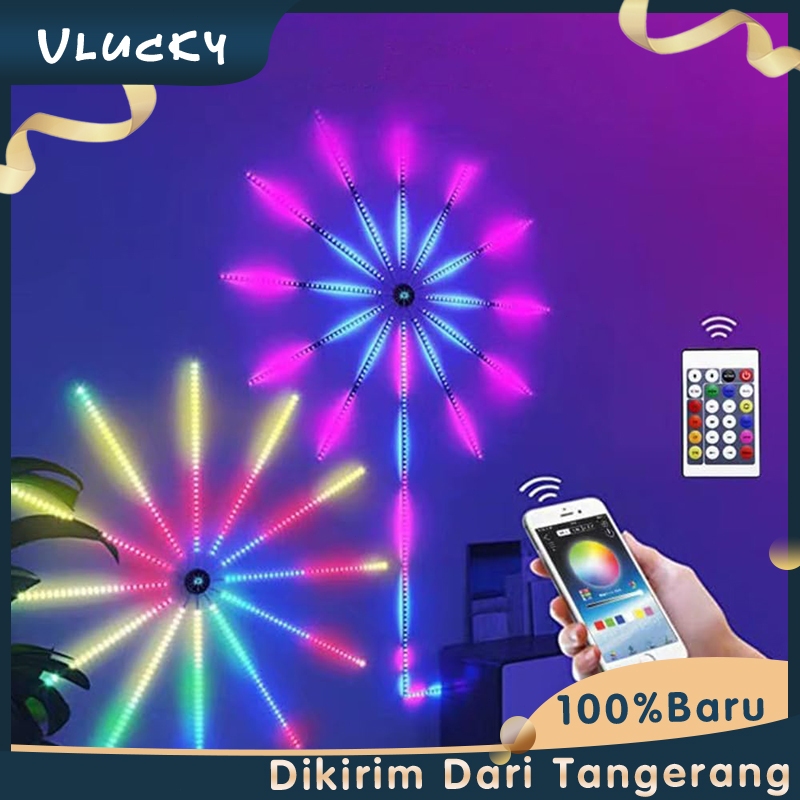 Strip Kembang Apii Lampu LED Berwarna Warni Strip Lampu Sinkronisasi Musik