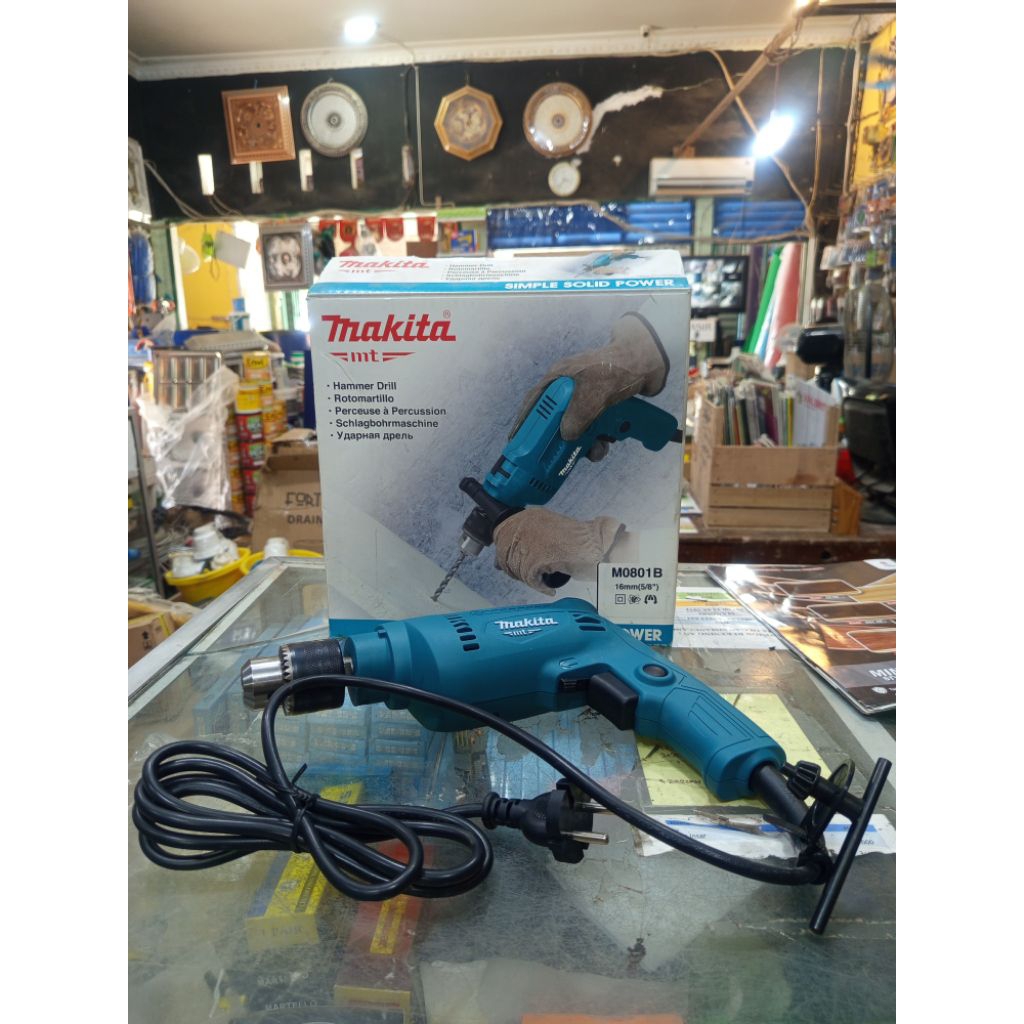 Mesin Bor Beton Makita 16mm / Impact Drill Makita M0801B Makita