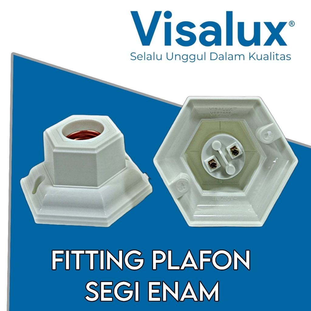 Fitting plafon VISALUX segi 6