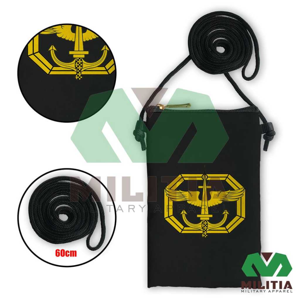 Tas Sling Bag BARET KOPASSUS HITAM