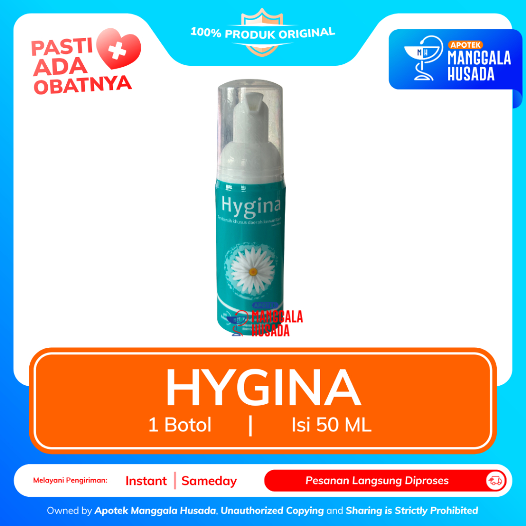 HYGINA PEMBERSIH KHUSUS KEWANITAAN @ 50 ML