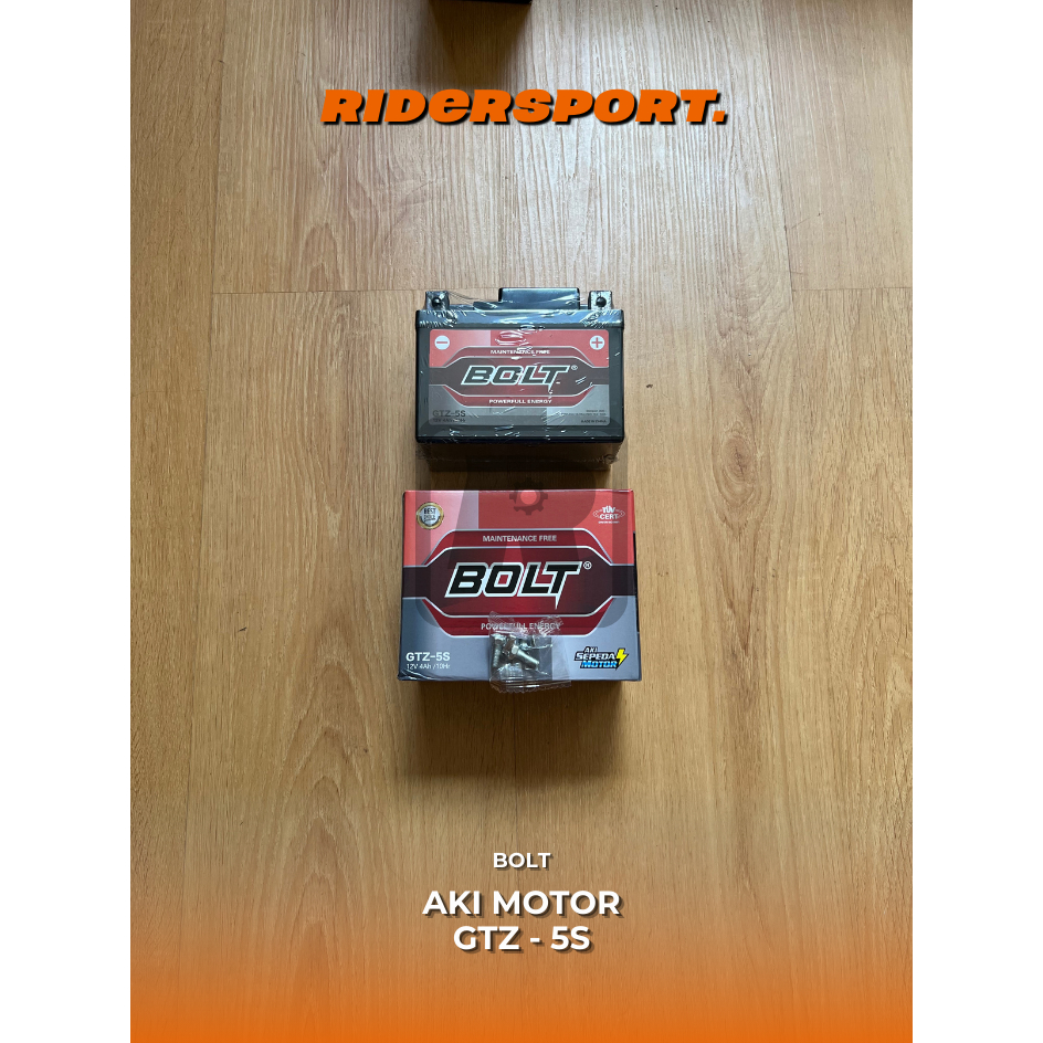 AKI KERING / ACCU GTZ-5S 12V 5A kharisma, beat, supra x 125, vixion, mio j, scoopy - BOLT