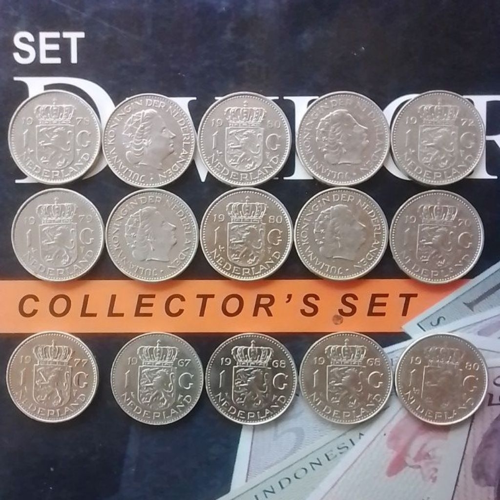KOIN KUNO 1 GULDEN RATU JULIANA