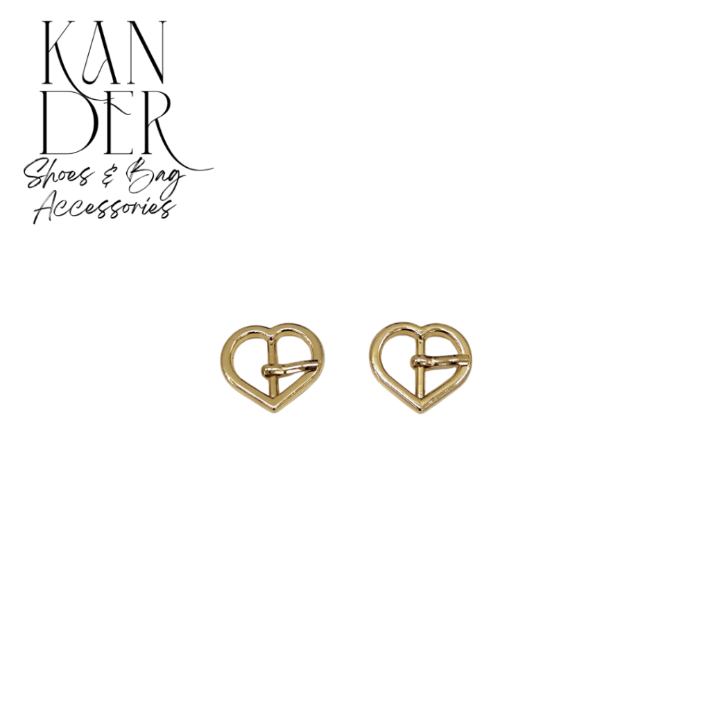 KANDER Alloy Shoes Buckle Ring Tusuk Sepatu Wanita Bentuk Love Pearl Ring Jarum Aksesoris Sepatu 636