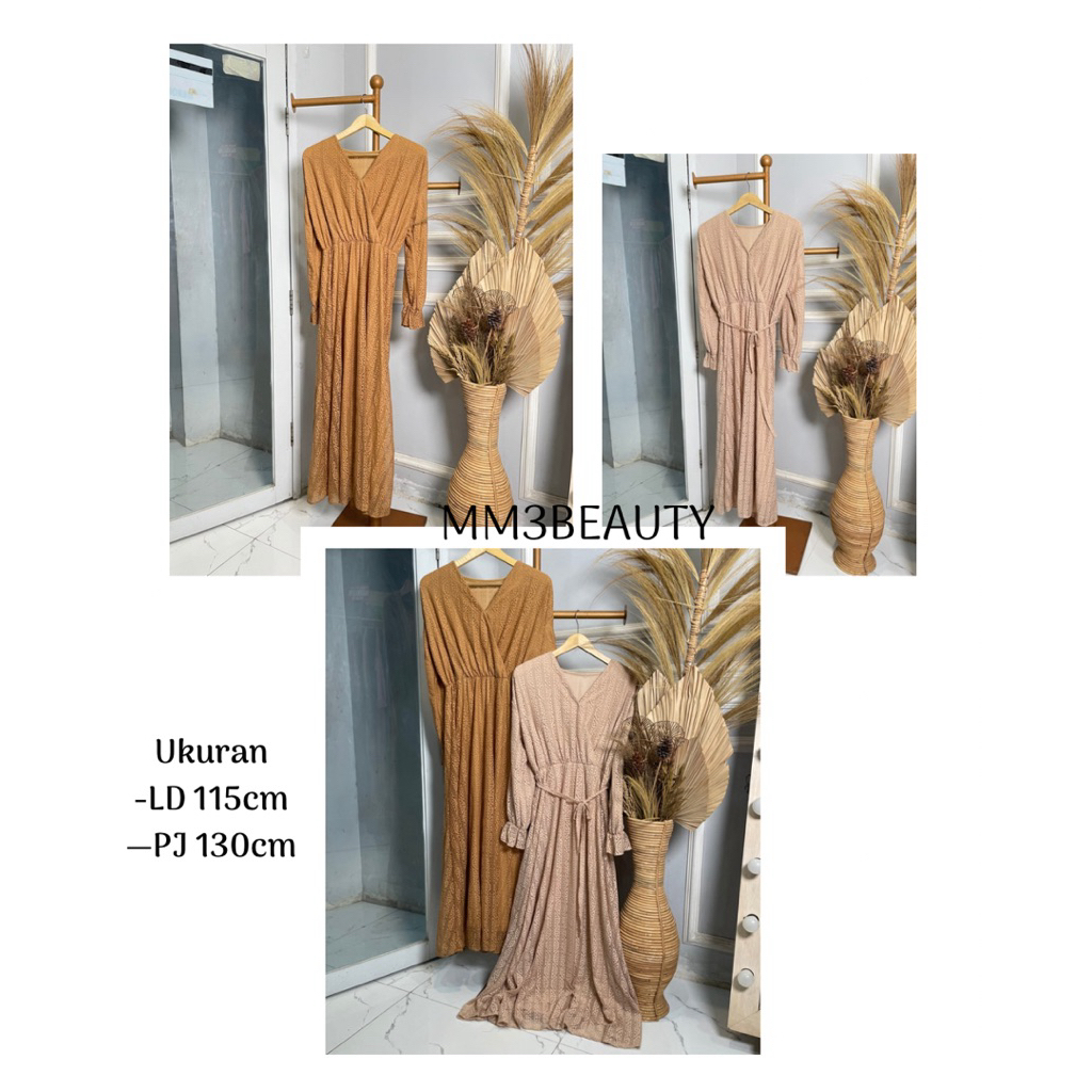 MELS GAMIS BRUKAT SIMPLE MEWAH ELEGAN TERBARU KEKINIAN 856