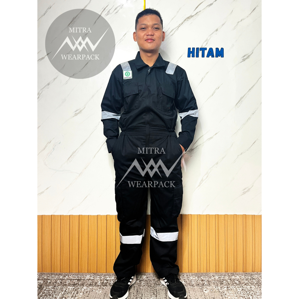 Wearpack Safety Coverall || Hitam