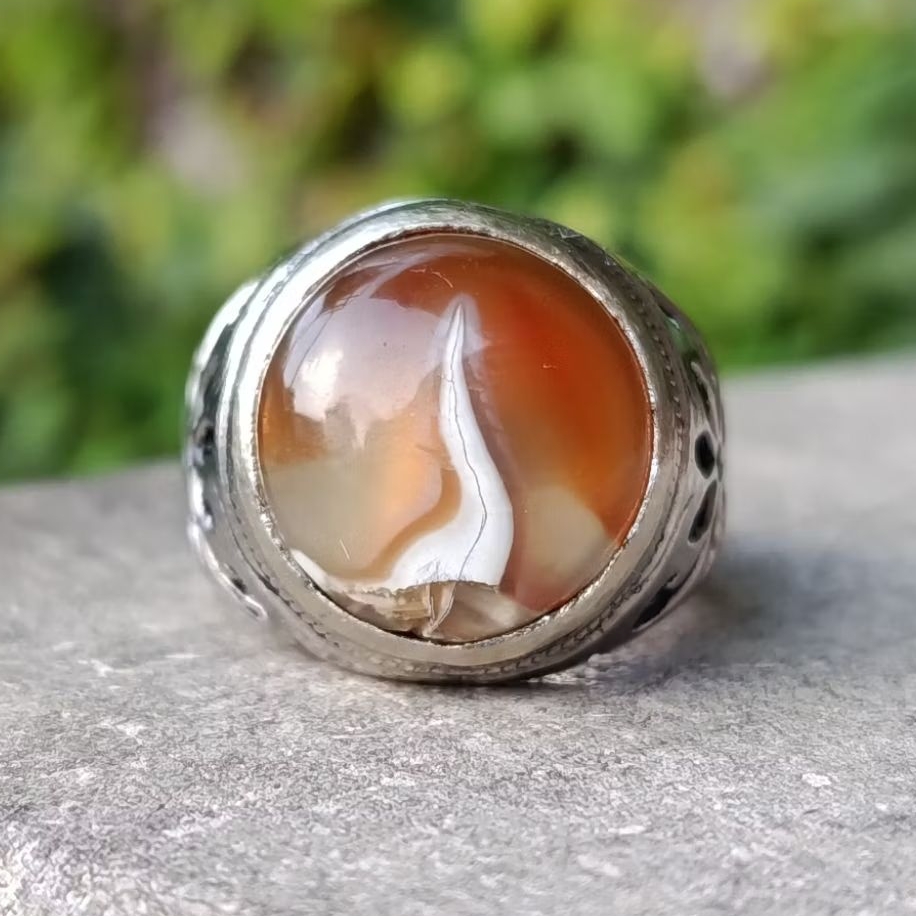 3D Batu Motif Gambar Keris Luk 3